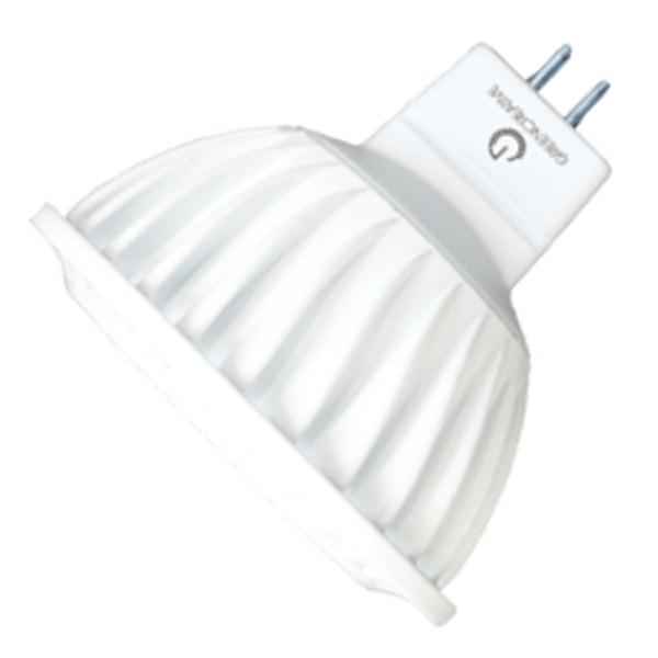 7.7 watt 12 volt MR16 Bi-Pin Base 2700K Dimmable Flood LED